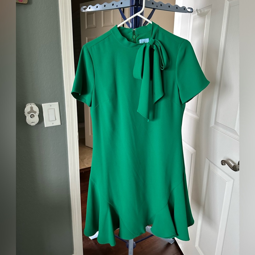 Happy green cocktail Dress.